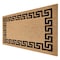 First Concept 18 in. W X 30 in. L Black/Brown Greek Key Border Coir Door Mat FC-72023 - alternate 6